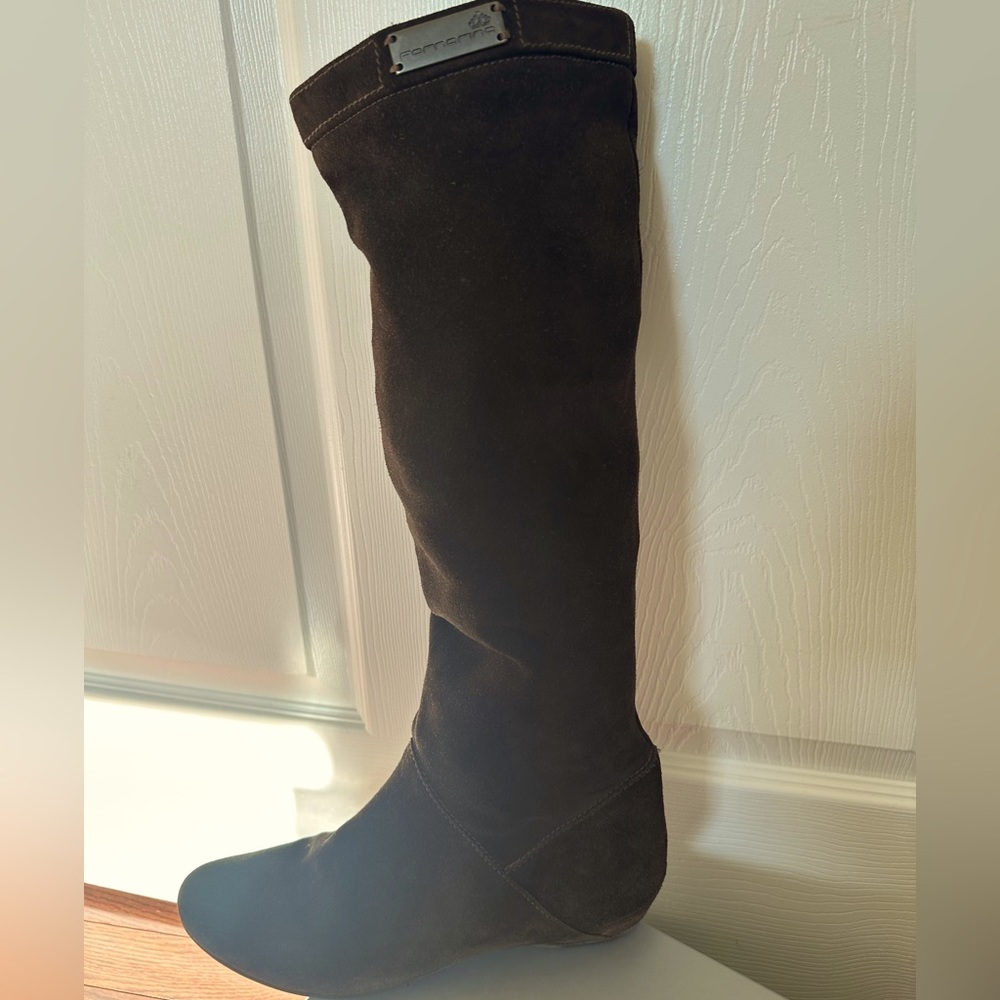 Boots Suede Waterproofed Italian